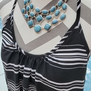 NWT Portocruz Strappy Lil Black Dress Swim Cover M